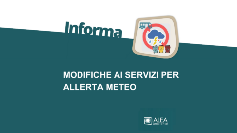 MODIFCHE AI SERVIZI PER ALLERTA METEO