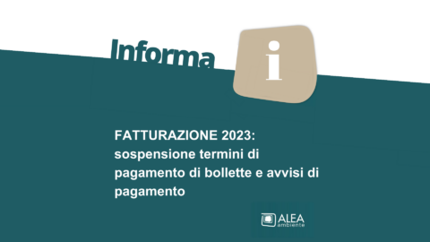 Fatturazione 2023: sospensione termini di pagamento di bollette e avvisi di pagamento