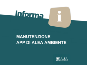 MANUTENZIONE APP DI ALEA AMBIENTE