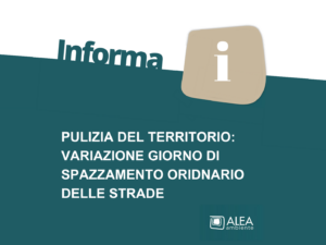 PULIZIA DEL TERRITORIO: VARIAZIONE GIORNO DI SPAZZAMENTO ORIDINARIO DELLE STRADE Forlì