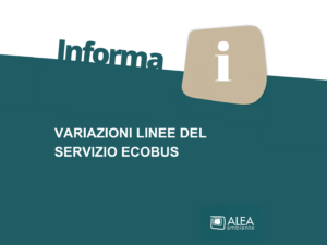 VARIAZIONI LINEE DEL SERVIZIO ECOBUS