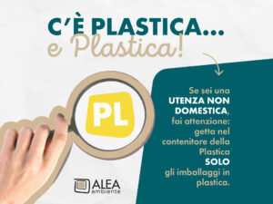 RACCOLTA DIFFERENZIATA IMBALLAGGI IN PLASTICA – UTENZE NON DOMESTICHE