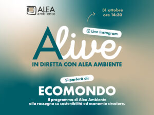 ALIVE – IN DIRETTA CON ALEA AMBIENTE: ECOMONDO