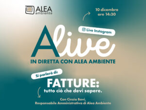 ALIVE – IN DIRETTA CON ALEA AMBIENTE – FATTURE: TUTTO CIO’ CHE DEVI SAPERE