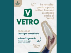 COMUNE DI MELDOLA: 25/01/2025 – NUOVA DATA PER RITIRO CONTENITORI PER SERVIZIO VETRO PORTA A PORTA