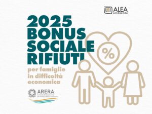 UTENZE DOMESTICHE – Bonus sociale rifiuti per famiglie in difficoltà economica