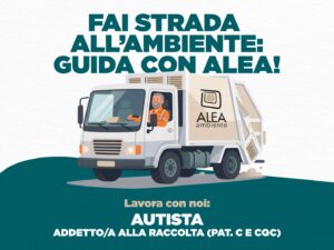 LAVORA CON NOI – RICERCA AUTISTI ADDETTI ALLA RACCOLTA RIFIUTI – FORLI E COMPRENSORIO